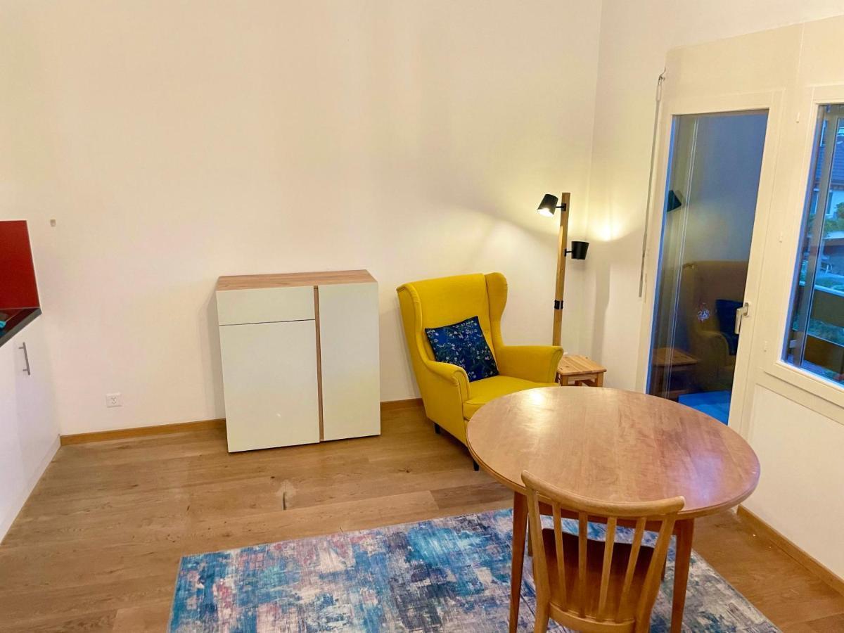 Studio Bahnhof Spiez Apartment ภายนอก รูปภาพ