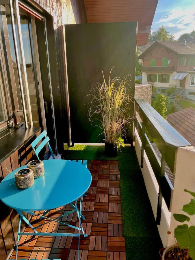 Studio Bahnhof Spiez Apartment ภายนอก รูปภาพ